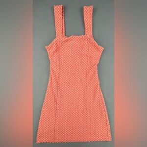 FREE PEOPLE Taking Hearts Mini Dress Size XS Coral